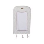 Domiva - matelas a langer + housse avec 1 �ponge imperm�able lilas