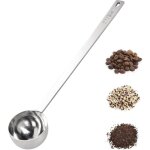 Doosu cuill�re doseuse � caf� en acier inoxydable 18 / 8, 25, 9 cm, manche extra long, pour grains de ...