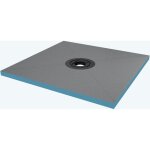 Bac  douche antiglisse  carreler receveur de douche carr avec bonde dcoupage sur mesure 1001004cm ...
