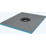 Doporro bac � douche antiglisse � carreler receveur de douche rectangulaire avec bonde d�coupage sur ...