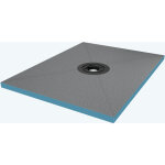 Doporro - bac � douche antiglisse � carreler receveur de douche rectangulaire avec bonde d�coupage sur ...