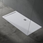Doporro - bac à douche antiglisse receveur de douche rectangulaire blanc acrylique faro2 90x160x4cm + ... Doporro - bac à douche antiglisse receveur de douche rectangulaire blanc acrylique faro2 90x160x4cm + ...