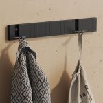 Doporro pat�re murale en aluminium crochets escamotables pour suspendre manteaux sacs chapeaux porte ...