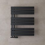 Doporro - radiateur de salle de bain sèche - serviette 76x60cm radiateur à eau chaude gris noir sèche ... Doporro - radiateur de salle de bain sèche - serviette 76x60cm radiateur à eau chaude gris noir sèche ...