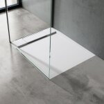 Doporro - receveur de douche design ultra plat 4 cm bac � douche rectangulaire en solid surface blanc ...