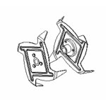 Dorigny - fraise exterieur gauche, motobineuse dori md20, 2060021a