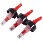 Doseur doseur quick shot pour spiritueux (35 ml, lot de 3), en plastique transparent, avec bouchon verseur ...