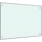 Maisonchic - dosseret de cuisine, fond de hotte blanc 70x50 cm verre tremp� wrg651903 design in