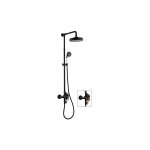 Edouard rousseau - colonne de douche thermostatique industriel ? tte 200 mm orientable ? douchette 1 ...