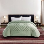Double couette d'hiver chaude et douce effet plume � intreccio �, en velours de luxe, rembourrage 280g, ...