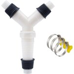 Double evacuation machine a laver, adaptateur de vidange pour machine � laver, adaptateur double pour ...