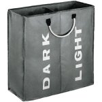 Double grand panier � linge avec poign�es, 53x23 � 53cm panier � linge sale pliable pour le stockage ...