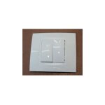 Double inter va - et - vient 10a blanc brillant encastr� complet avec support et plaque bornes auto unica ...