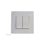 Double interrupteur ou va - et - vient complet hager essensya blanc finition: blanc - griffes: sans griffes ...