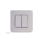 Double interrupteur ou va - et - vient mosaic legrand blanc complet griffes: sans griffes