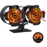 Coocheer ? ventilateur de po�le � bois � double moteur ? 8 pales ? fonctionnement silencieux ? aluminium ...