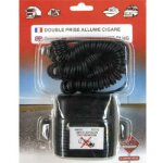 Double prise allume - cigare 12v sur socle Double prise allume - cigare 12v sur socle
