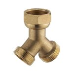 Doubleur laiton en 20x27 pour robinet.