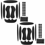 Doublure de casque doublure de casque de vlo universel noir 2pcs - forehill
