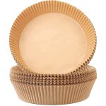 Doublure en papier jetable pour friteuse  air, doublures rondes en feuilles de parchemin pour friteuse ...