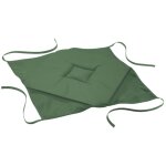 Douceur d'intrieur - lot de 4 galettes de chaise  rabat coloris kaki