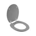 Douceur d'intérieur - abattant wc 37 x 46 cm matteis gris - mdf uni mat - livraison gratuite Douceur d'intérieur - abattant wc 37 x 46 cm matteis gris - mdf uni mat - livraison gratuite