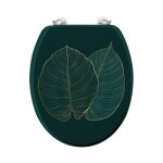 Douceur d'intrieur - abattant wc jade vert 46x37. 5 cm