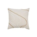 Douceur d'int�rieur - coussin dehoussable compresse 45 x 45 cm polycoton uni + jute + corde lacia sans ...