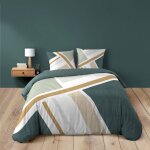 Douceur d'int�rieur - housse de couette 240 x 220 cm + 2 taies ? coton 42 fils ? z�phyr