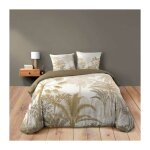 Douceur d'intrieur - housse de couette 240 x 220 cm coton 42 fils + 2 taies cocoty
