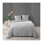 Douceur d'int�rieur - housse de couette 240 x 220 cm r�versible coton 57 fils + 2 taies flavie