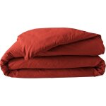 Douceur d'intrieur - housse de couette 240 x 260 cm percale de coton tomette