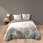 Housse de couette 260x240 + 2 taies bastille 100% coton