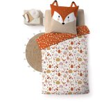 Douceur d'int�rieur - housse de couette enfant 140 x 200 cm + 1 taie ? roxy ? 42 fils ? r�versible avec ...