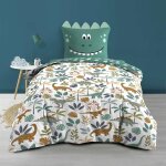 Douceur d'intrieur - housse de couette enfant rversible 140 x 200 cm ? 100 % coton 42 fils ? dina