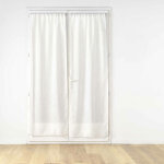 Douceur d'int�rieur - paire de voilages passe - tringle 2 x 70 x 240 cm ? effet lin tiss� haltona ? naturel ...