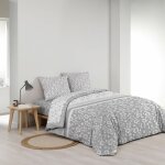 Douceur d'intrieur - parure de draps 4 pices rversible ? 100 % coton ? imprim 57fils / cm flavie ...