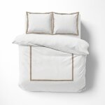 Douceur d'intérieur - raffinement naturel - housse de couette lauraline 240 x 220 cm en coton et lin Douceur d'intérieur - raffinement naturel - housse de couette lauraline 240 x 220 cm en coton et lin