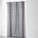 Douceur d'int�rieur - rideau � oeillets 140 x 240 cm optic gris