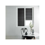 Douceur d'int�rieur - store enrouleur tamisant - 90 x 180 cm - daynight - noir - livraison gratuite
