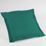 Douceur d'intrieur - taie d'oreiller carre - 63x63 cm - coton bio - vert