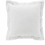 Douceur d'intérieur - taie d'oreiller carrée 63x63 cm - percale 100% coton - blanc Douceur d'intérieur - taie d'oreiller carrée 63x63 cm - percale 100% coton - blanc