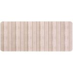 Tapis de bain ultra absorbant effet bois