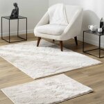 Douceur d'int�rieur - tapis imitation fourrure - 120x170 cm - naturel - naturel