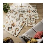 Douceur d'intrieur - tapis rectangle 160x230cm vasco beige - 160x230cm - beige