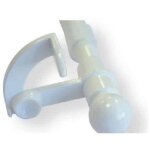 Douceur d'intérieur - tringle vitrage autobloquante sans percage (blanc) - 60 à 90 cm - blanc Douceur d'intérieur - tringle vitrage autobloquante sans percage (blanc) - 60 à 90 cm - blanc