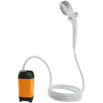 Douche camping portable 6000 mah avec affichage temp�rature, pommeau inclus