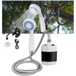 Douche de camping portable, pompe de douche �lectrique rechargeable avec pommeau de douche, pulv�risateur ...
