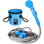 Douche de camping portable, douches de randonne avec pompe immerge, batterie - li 2200mah rechargeable, ...