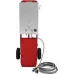 Douche de cheval & chariot acier rouge 18l sans rservoir instantane eau chaud gaz chauffe - eau chaudire ...
